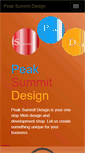 Mobile Screenshot of peaksummitdesign.com